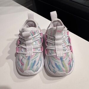 Puma Rainbow Mesh Kids Athletic Sneakers